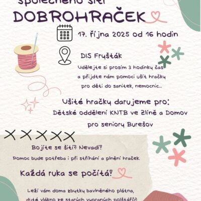 <a href='https://www.disfrystak.cz/siti-dobrohracek-kazda-ruka-se-pocita/' title='Druhé kolo šití Dobrohraček – každá ruka se počítá'>Druhé kolo šití Dobrohraček – každá ruka se počítá</a>